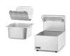 Hasábburgonya melegentartó, GN 1/2, 220-240V/400W, 35.7x26.7x37.6 cm | HENDI 209066