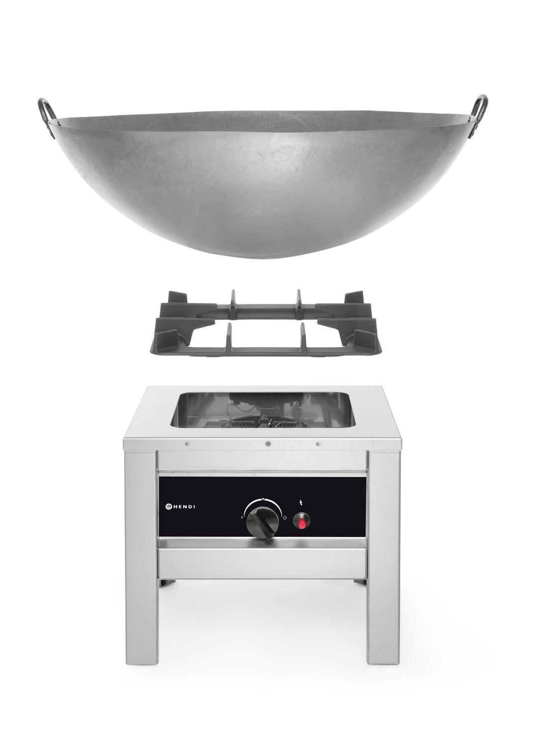Gázüzemű vendéglátóipari zsámoly 1 égős Profi Line, 6,7 kW | HENDI 147108