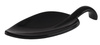 Előételes tálka LEAF, melamin, fekete, 10x4.5x1 cm | APS 83888