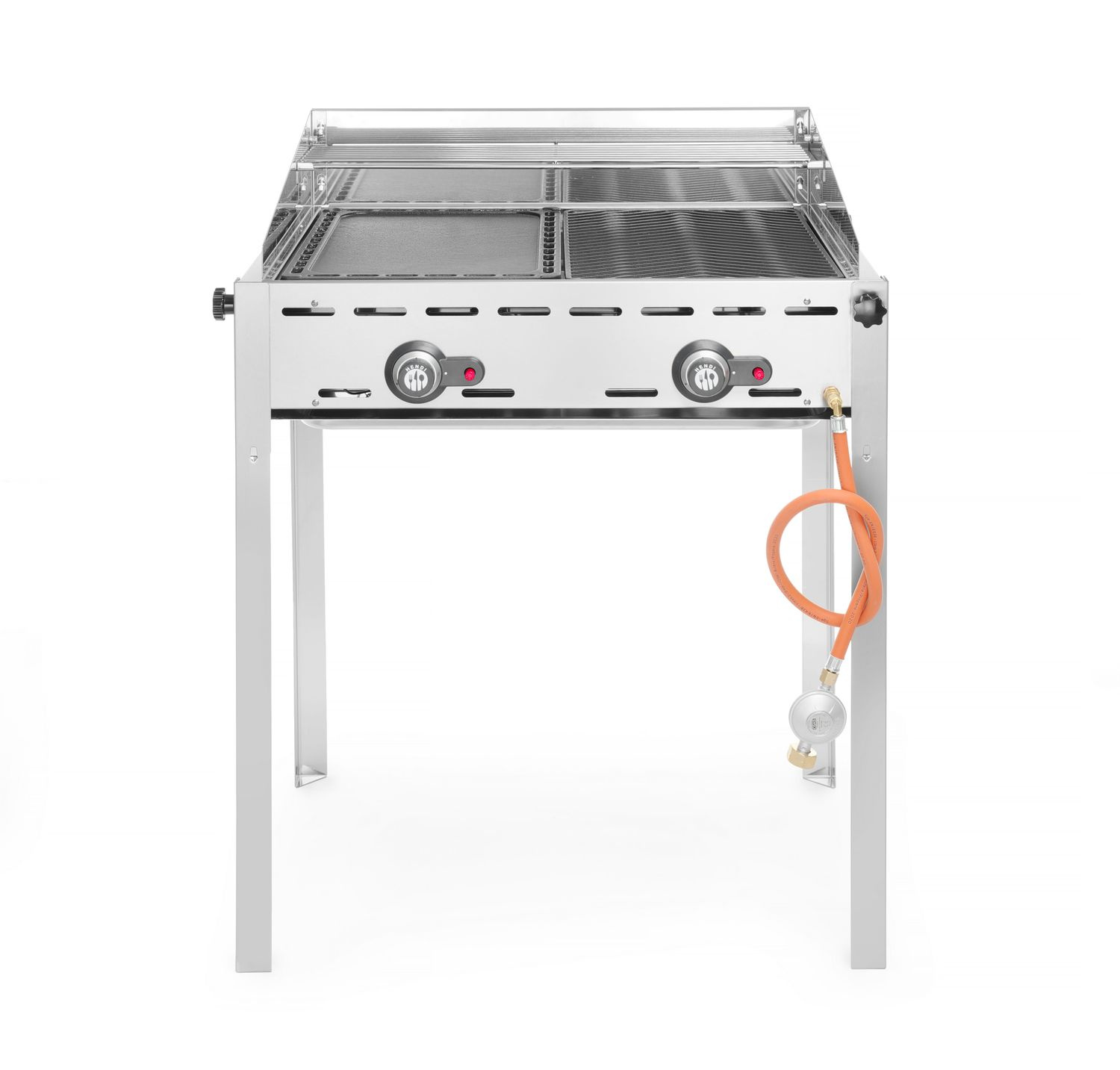 Gázgrill Green Fire Profi Line 2 égős, 11.6 kW | HENDI 149508