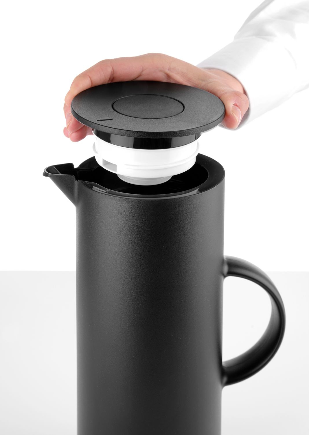 Konferenciatermosz üvegbetéttel, 1 l, magasság 28,9 cm | HENDI 449615