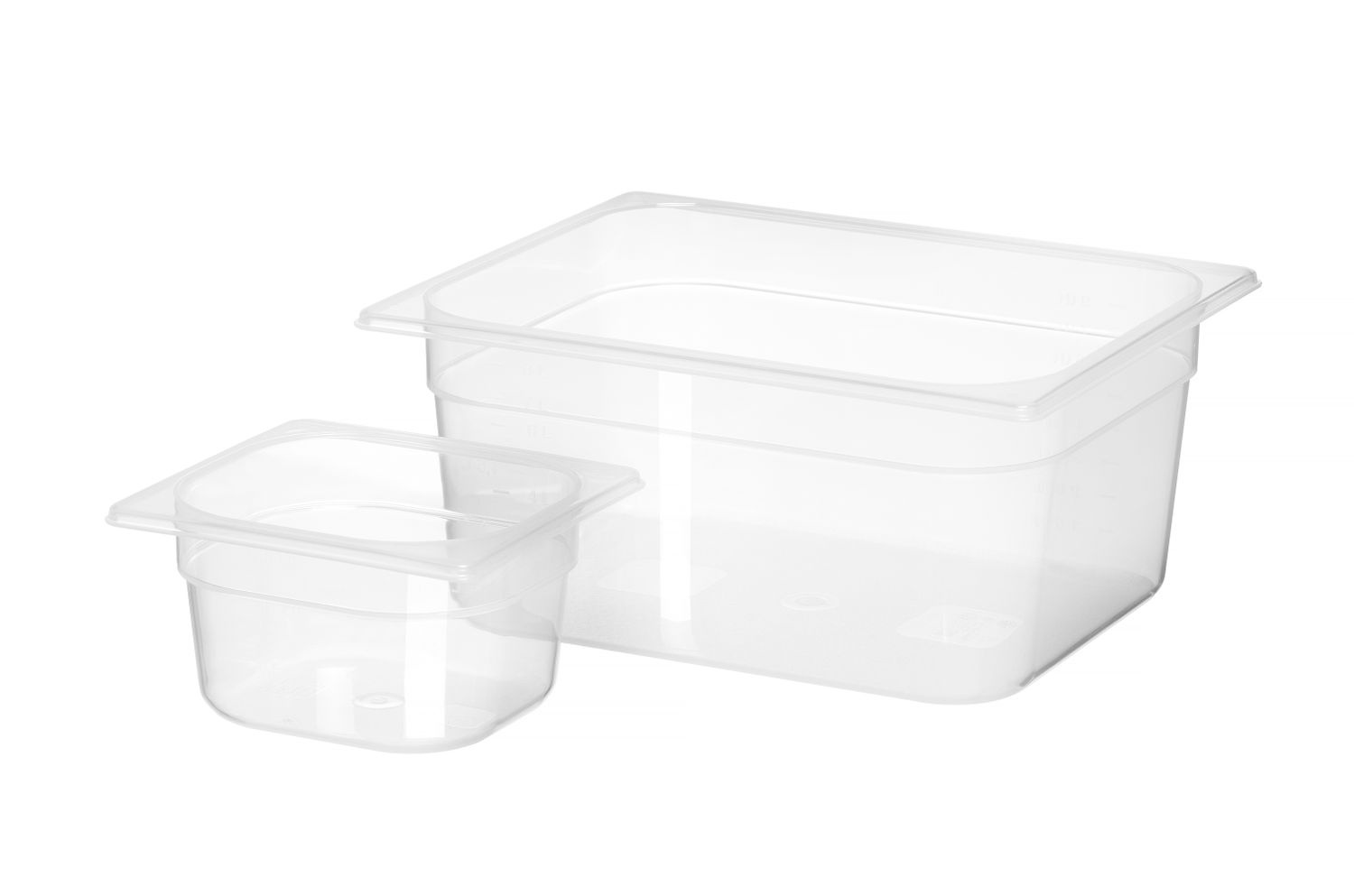 GN 1/6 tárolóedény, 10 cm mély, Profi Line, polipropilénből | HENDI 880425