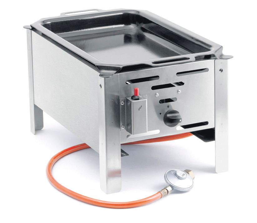 Grill Master MINI gázserpenyő, gázüzemű, 4,6 kW, 29x48 cm | HENDI 154601