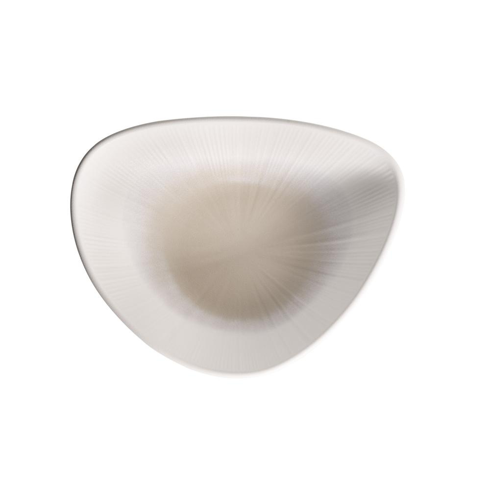 Tál BLUSH, melamin, fehér-bézs, 25x18x5 cm, 600 ml | APS 85518
