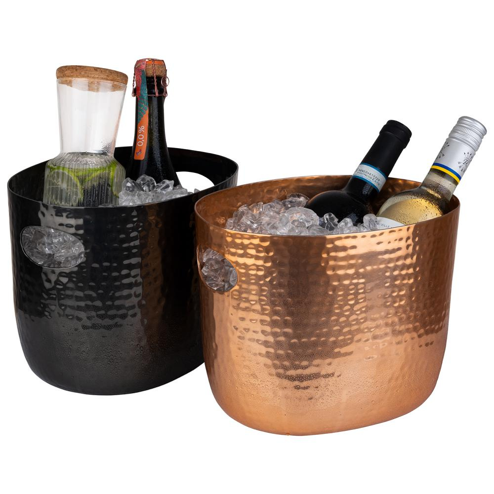 Hűtőpalacktartó fogantyúkkal, rézszínű, 3,9 l | APS 36108