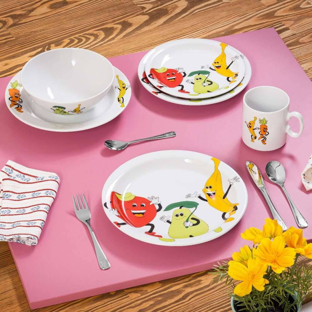 Lapos porcelán tányér Kids Modermo 24 cm | MODERMO MP054