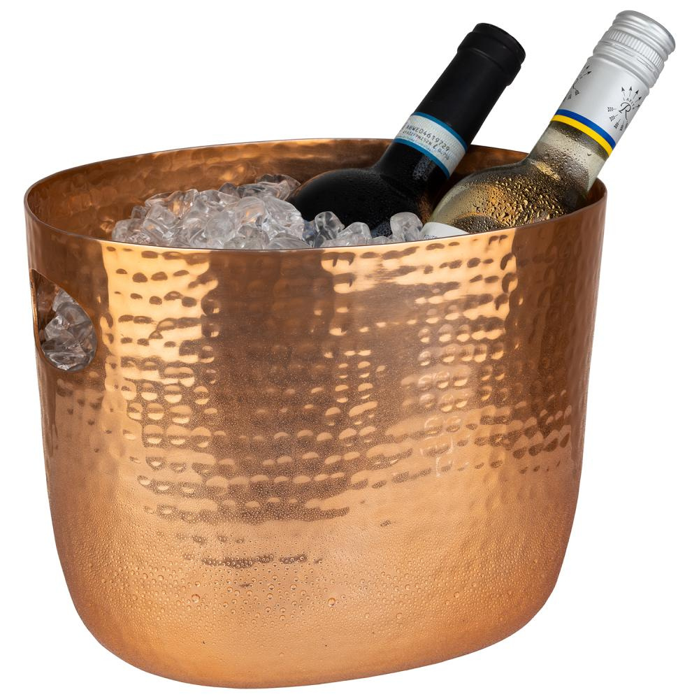 Hűtőpalacktartó fogantyúkkal, rézszínű, 3,9 l | APS 36108