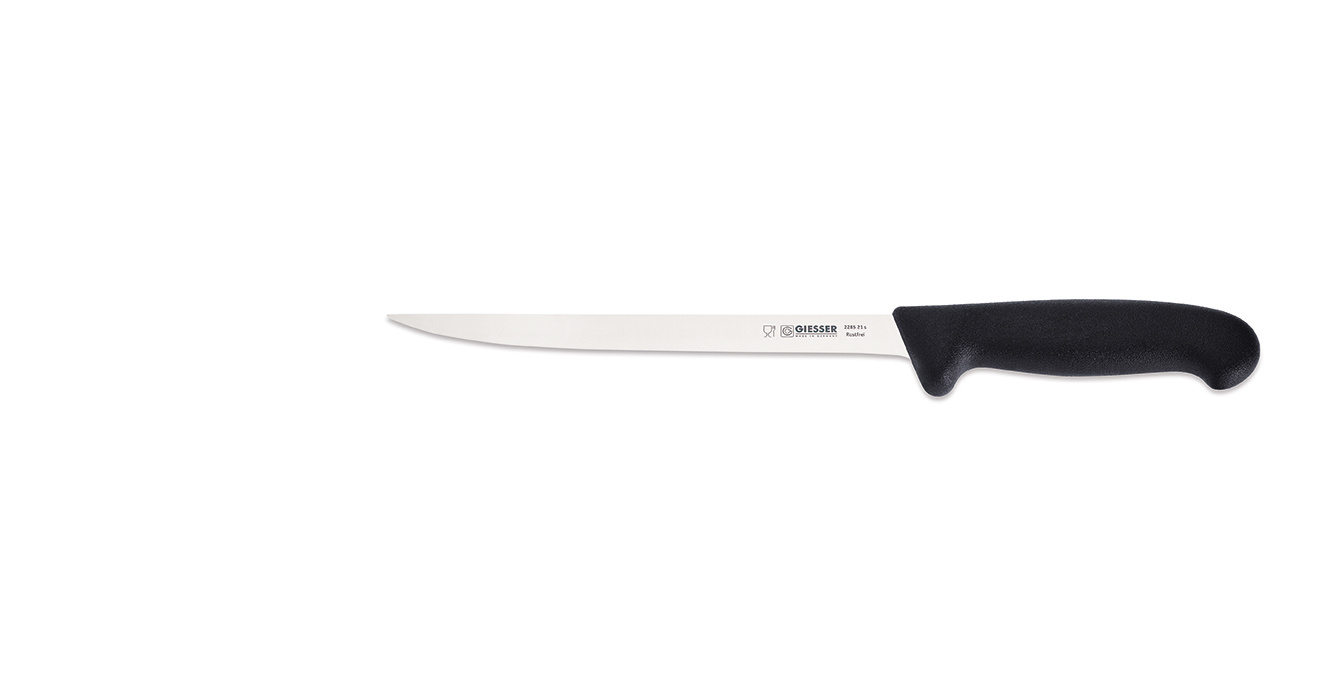 Filéző kés - 21 cm, fekete | GIESSER MESSER 2285 21