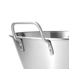 Acél üst rozsdamentes acélból, fogantyúkkal, átm. 50 cm | FORGAST FG02850
