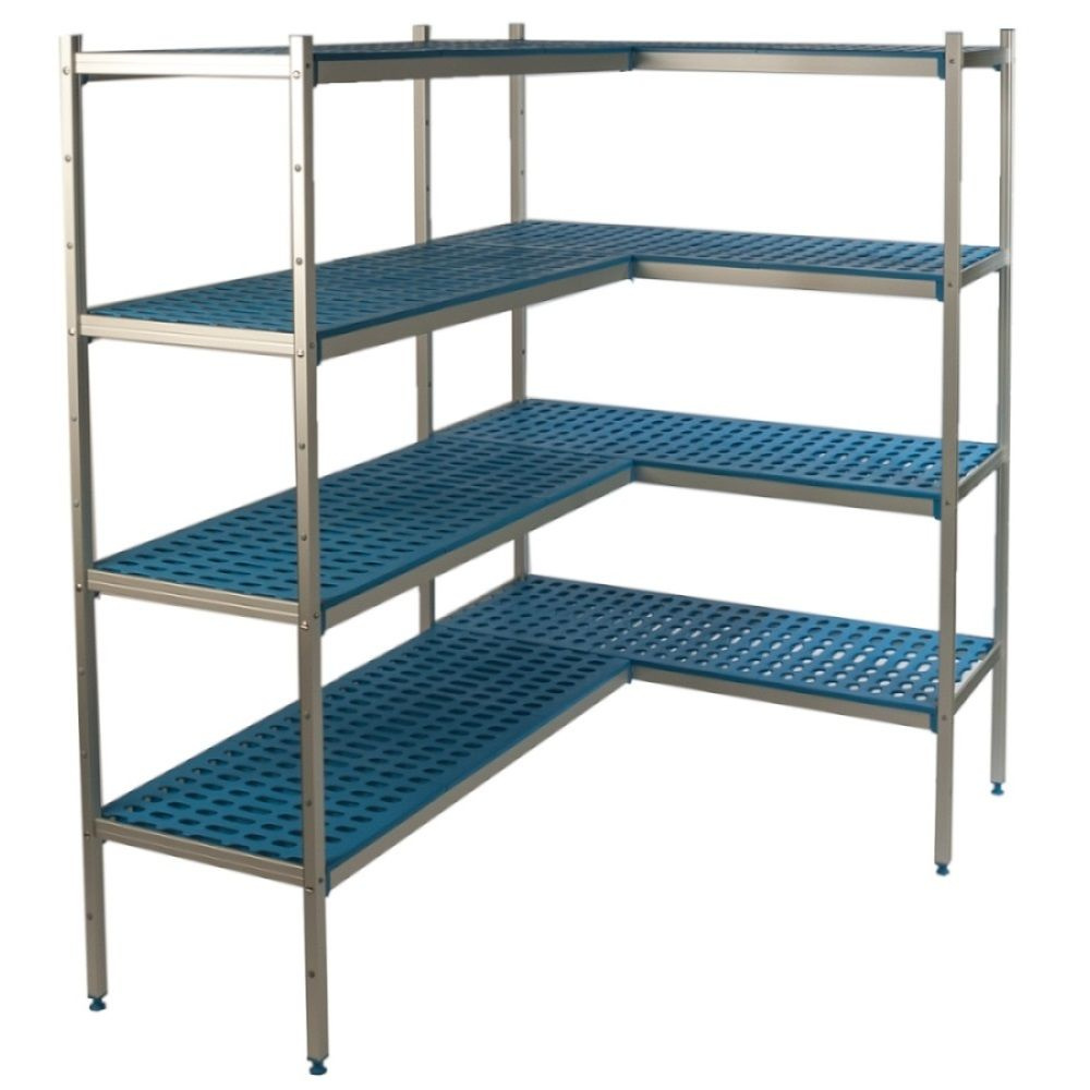 Sarokpolc 4 polcos mélység 40 cm 1PD-44+4P-154+8UM | ALUSHELF 40325