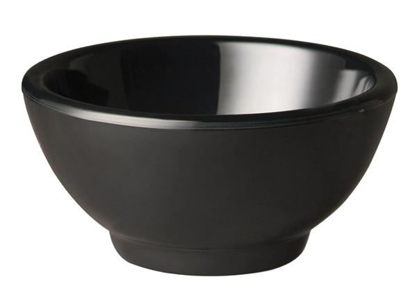 Tál PURE, melamin, fekete, 9x4.5 cm, 90 ml | APS 83452