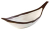 Tál CROCKER, melamin, fehér - barna, 30.5x10x7.5 cm, 170 ml | APS 84579