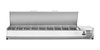 Hűtött feltétfeltöltő fedéllel, 9 GN 1/3, 200,5x39,5x29 cm, 0-8°C | ARKTIC 233993