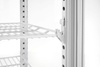 Hűtővitrin 58 l, fehér, LED, automatikus leolvasztás, 45,2x40,6x81,6 cm | HENDI 233610