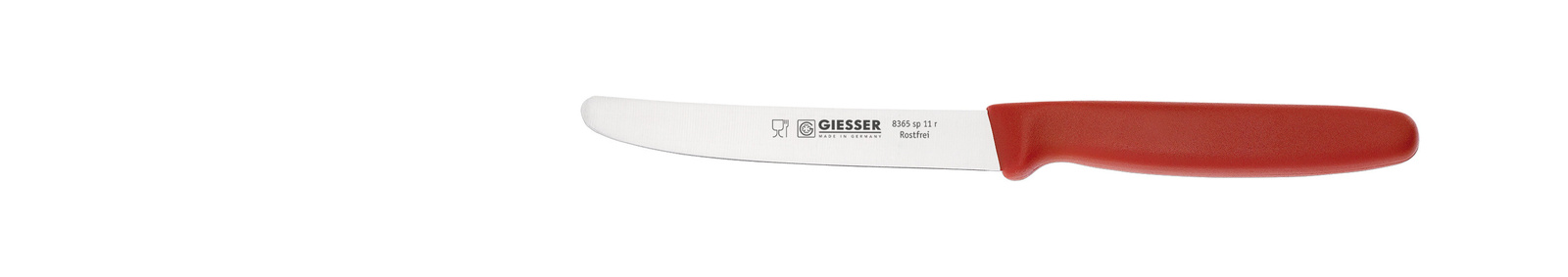 Univerzális kés - 11 cm, piros | GIESSER MESSER 8365 sp 11 r