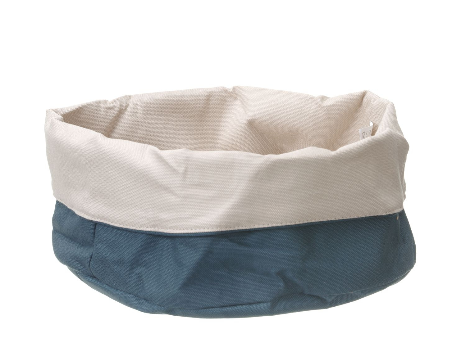 Pamut kenyérzsák kerek sötétkék 25 cm | HENDI 429051