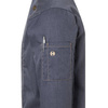 Férfi szakácskabát Jeans-Style vintage fekete | KARLOWSKY JM 24-16