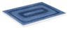Tálca BLUE OCEAN GN 1/2 melaminból, 32.5x26.5x2 cm | APS 84671