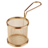 Kosár tálaláshoz SNACKHOLDER, arany színű, 8x7.5 cm | APS 40602