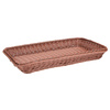 Polipropilén kosár GN LINE, téglalap alakú, barna, GN 1/1, 53.5x33x7.5 cm | APS 40260