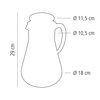Kancsó hűtőbetéttel, 3 l | APS 10770