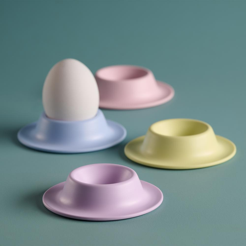Tojástartó EGGY, melaminból, 4 darabos készlet különböző színekben | APS 85298