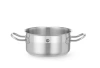 Alacsony rozsdamentes acél lábas Profi Line, 1,5 l, átmérő 16 cm, magasság 7,5 cm | HENDI 830130
