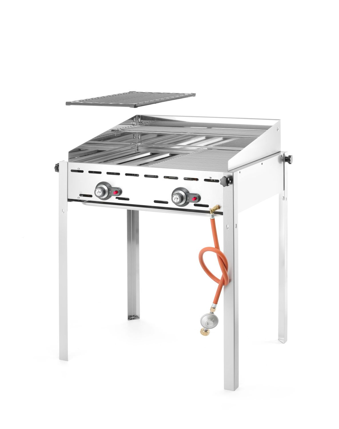 Gázgrill Green Fire Profi Line 2 égős, 11.6 kW | HENDI 149621