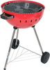 Széngrill, kerek, átm. 54 cm, piros | YATO YG-20304