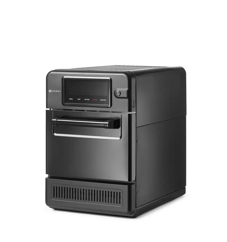 Konvekciós-mikrohullámú sütő CombiTurbo, 18 L, fekete, 230V/3000 W | HENDI 281277