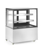 Hűtött bemutatóvitrin 2 polcos, 300 l, rozsdamentes acél, LED, 0-6°C | ARKTIC 233337