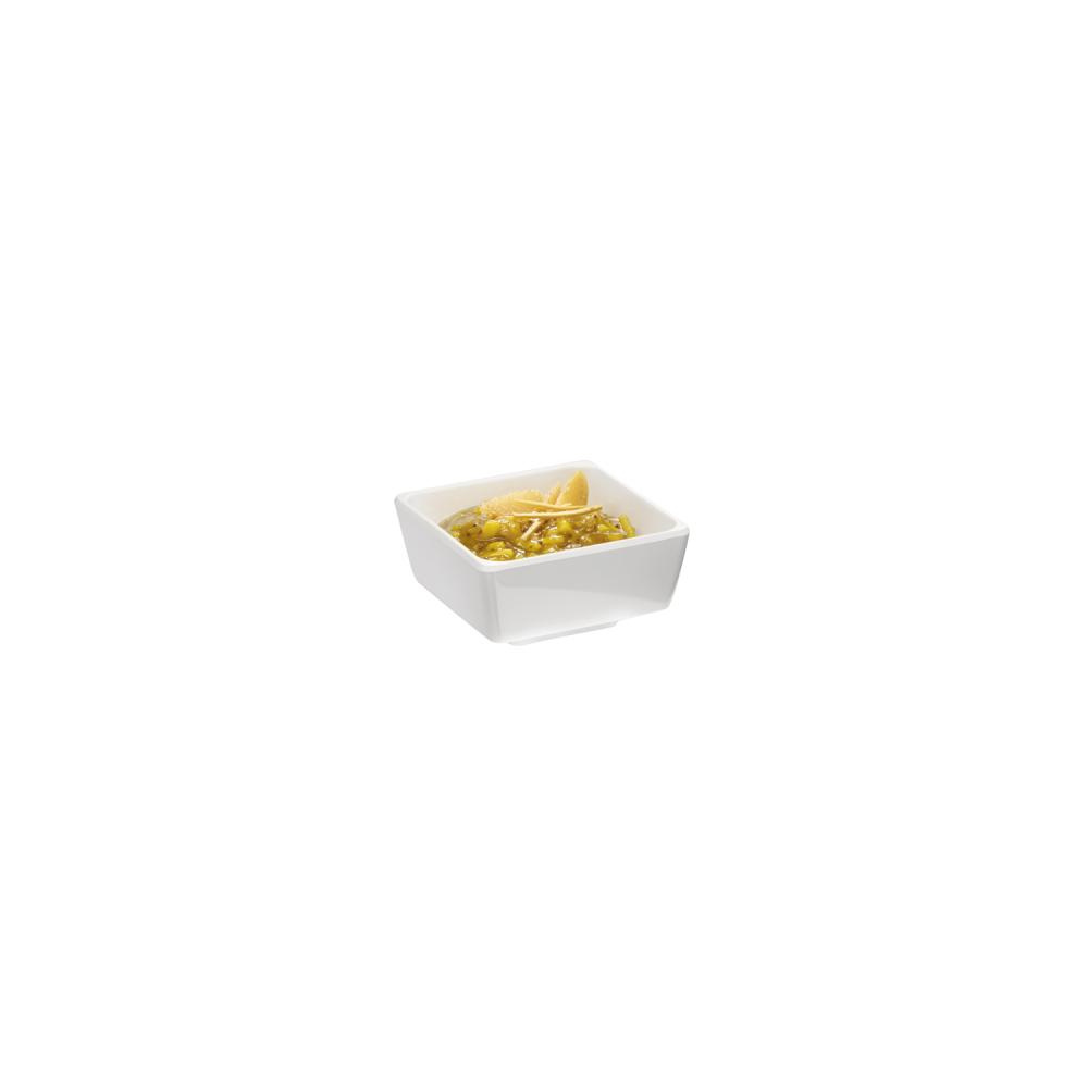 FLOAT melamin tál fehér, 9x9x4.5 cm űrt. 160 ml | APS 83912