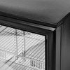 Hűtőital bárhűtő, 2 ajtós, tolóajtós, 208 l | FORGAST FG07702