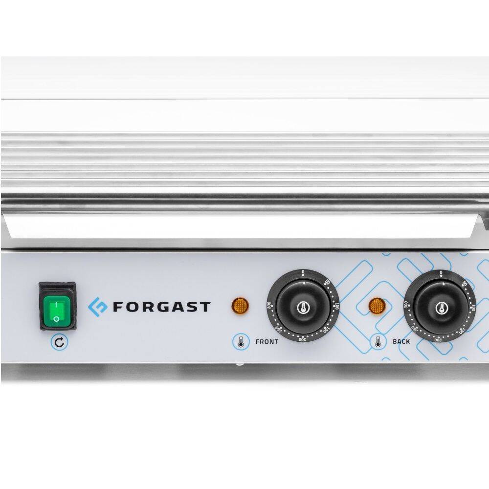 Rolos virslisütő üveg védőburkolattal, 7 görgő, 1.05 kW, 230 V | FORGAST FG09600