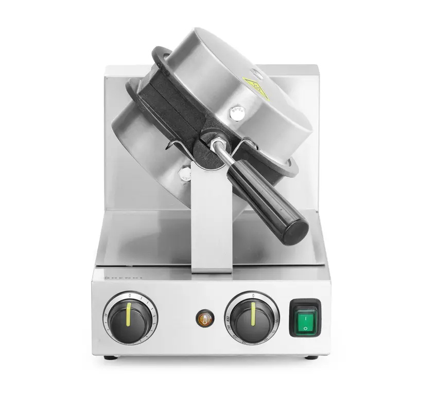 Gofrisütő Bubble Waffle forgatható, 1,5 kW, rozsdamentes acél | HENDI 212196