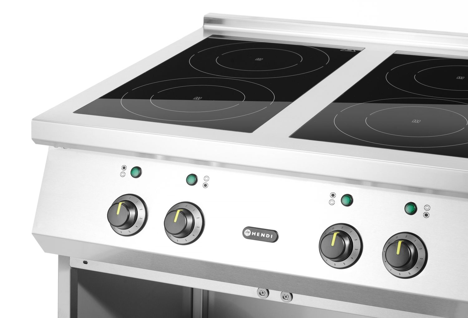 Indukciós tűzhely 4 égőfejes, 17 kW, 400 V | HENDI 237687