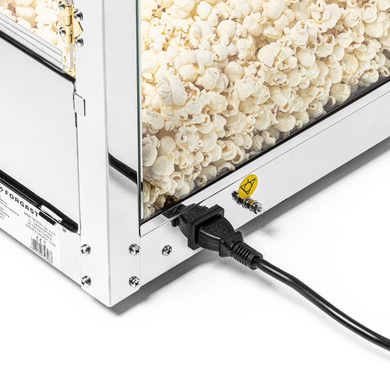 Rozsdamentes acél popcornkészítő gép | FORGAST FG09305