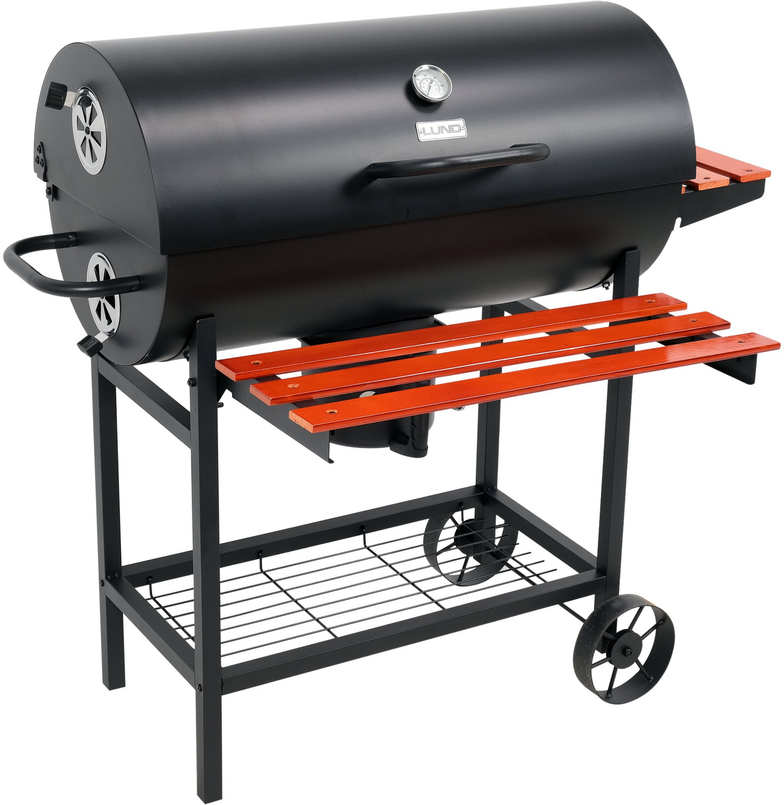 Szénsütő fedéllel, grillrács 71x34.5 cm | LUND 99908