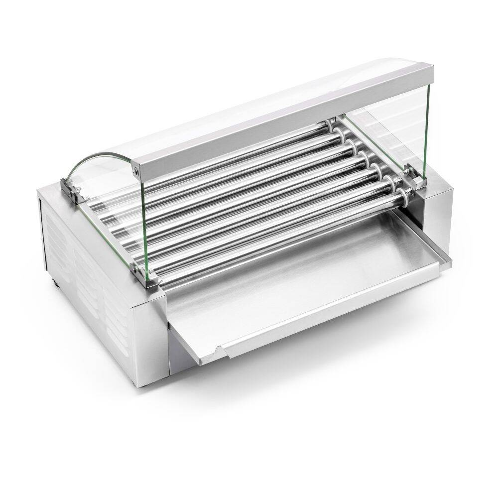 Rolos virslisütő üveg védőburkolattal, 7 görgő, 1.05 kW, 230 V | FORGAST FG09600