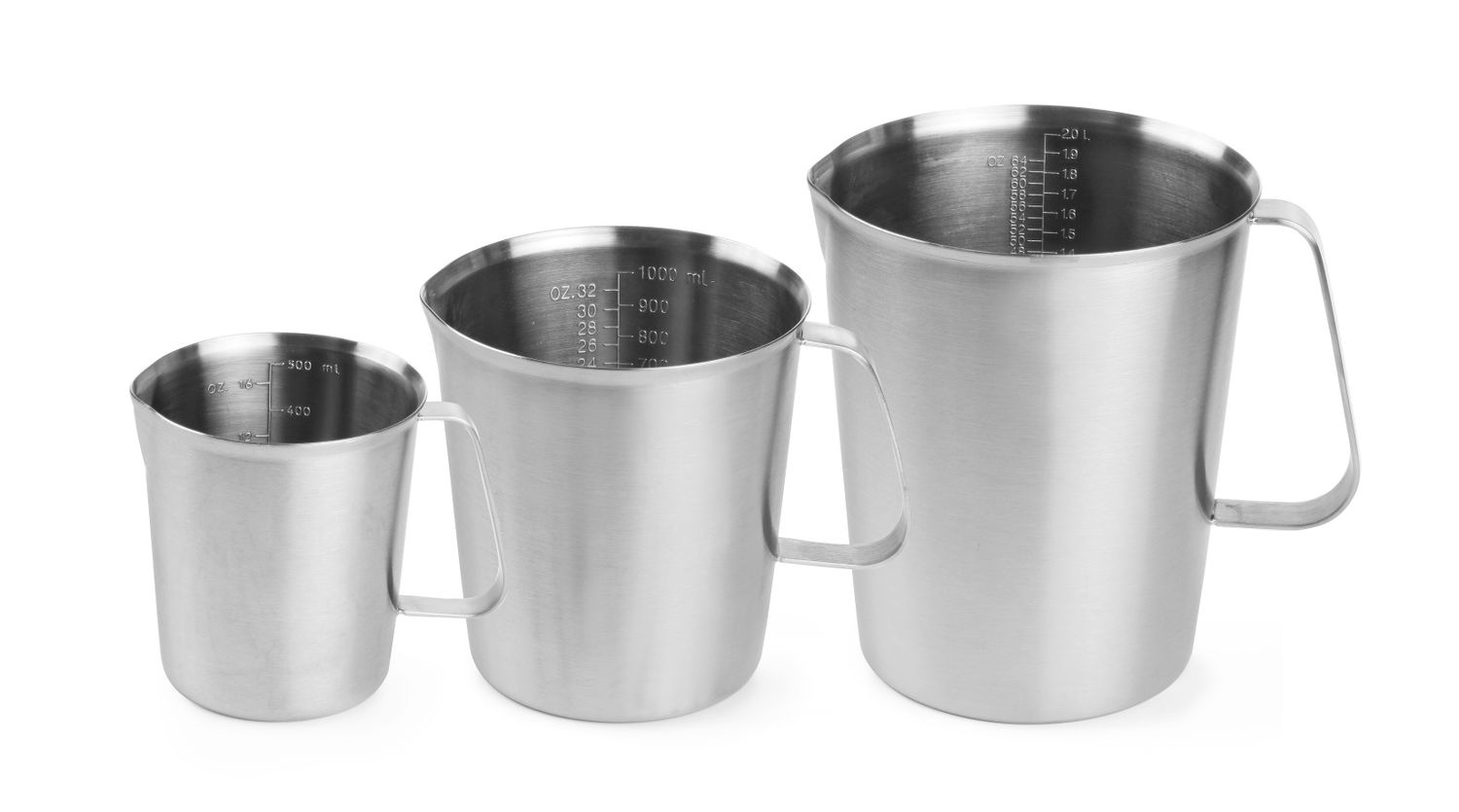 Mérőkancsó rozsdamentes acélból 500 ml | HENDI 516102