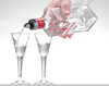 Alkoholkiöntő krómozott - 6 db-os készlet | HENDI 599372
