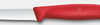 Zöldség- és gyümölcskés Swiss Classic, recés pengével, piros, pengehossz 8 cm | VICTORINOX 6.7631.C1