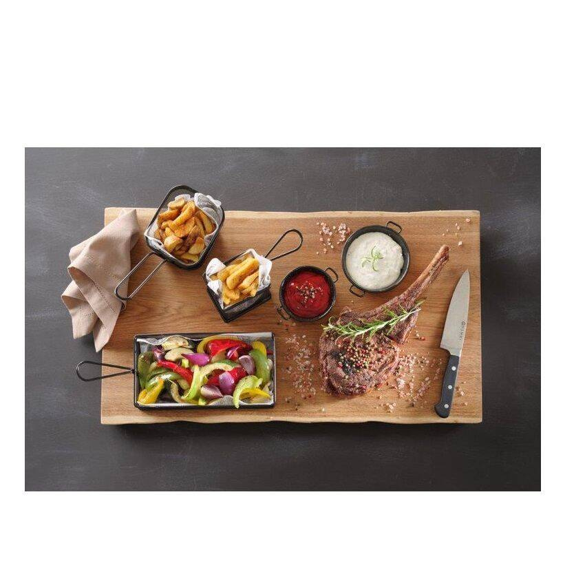 Kosár sült snackekhez, miniatűr 13x11,5 cm | HENDI 425695