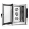 Elektromos kombi gőzpároló sütő Delta 12 GN 1/1, elektronikus vezérlés, 15,8 kW, 400 V | PROFICHEF PCD311012