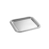 Bankett tálca CLASSIC, rozsdamentes acél, 35.4x32.5x1.5 cm | APS 389