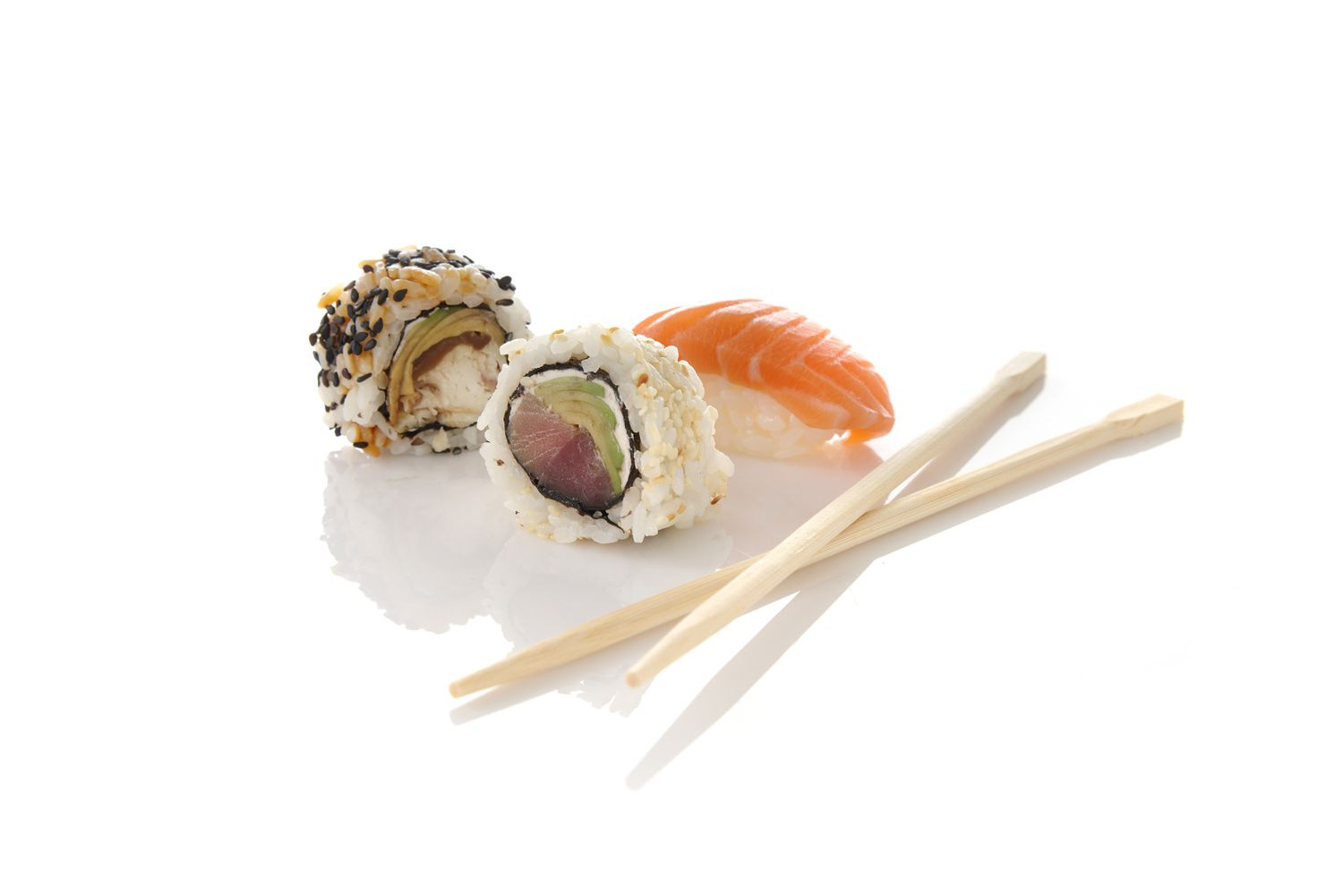 Sushi hűtővitrin, 63 l, LED, 3-7°C, 130,7x45x33 cm | HENDI 233757