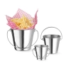 Mini snackes vödör fogantyúval, ⌀75x(H)66mm | HENDI 425718