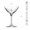 Pohár XNO COUPETTE 250, 250 ml, 6 darabos készlet | KROSNO GLASS F57D493022001010