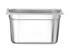 GN 1/4 edény 15 cm mély rozsdamentes acélból KITCHEN LINE | HENDI 806548