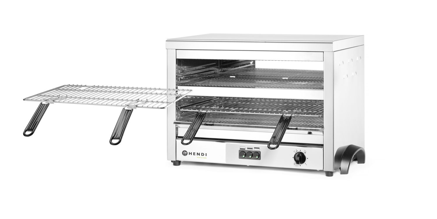 Kvarc melegen tartó MAXI GN 1/1, 53x34 cm, 4,5 kW, 400 V | HENDI 264331
